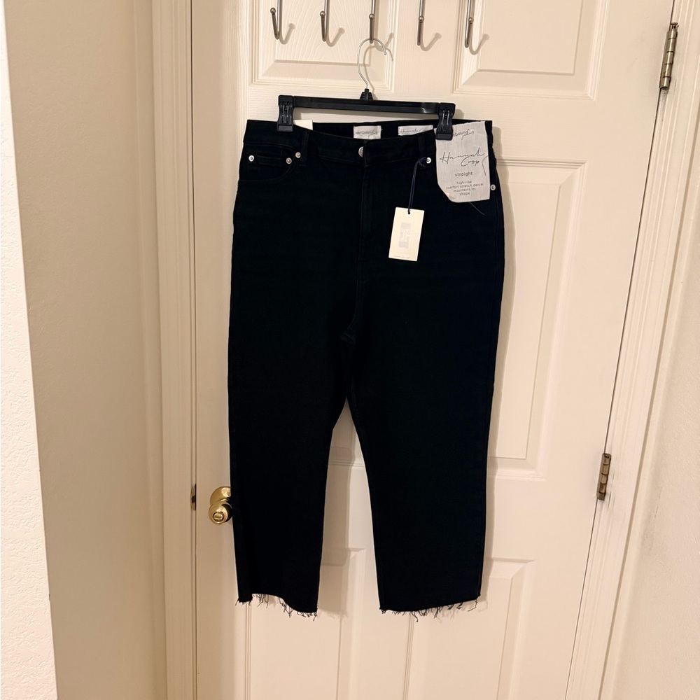 Westbound Black Cropped Jeans